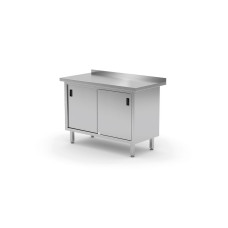 Стіл-тумба дверцята купе 1600x600x(H)850 мм 811689 Hendi Stainless steel