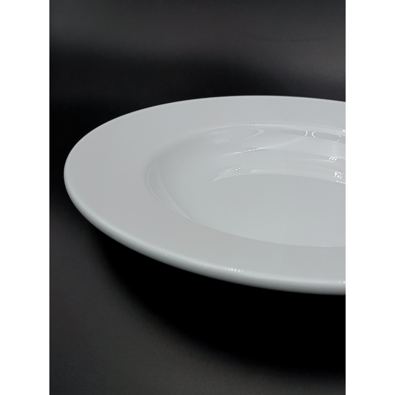 Тарілка глибока з полікарбонату 23 см, біла GP--00C23W Gastro Plast PC Білий