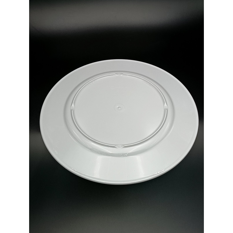 Тарілка кругла з полікарбонату 27,5 см, біла GP--00D28W Gastro Plast PC Білий
