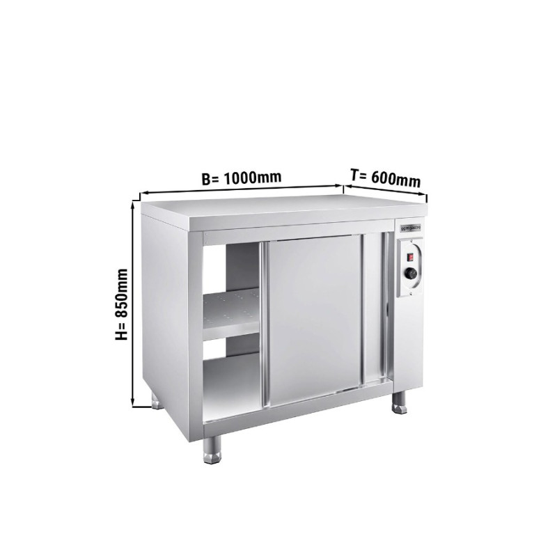 Теплова тумба PREMIUM - 1000x600мм GGM Gastro WDR106