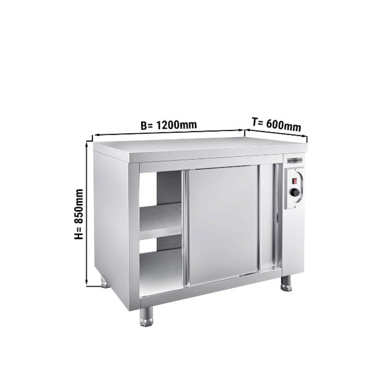 Теплова тумба PREMIUM - 1200x600мм GGM Gastro WDR126