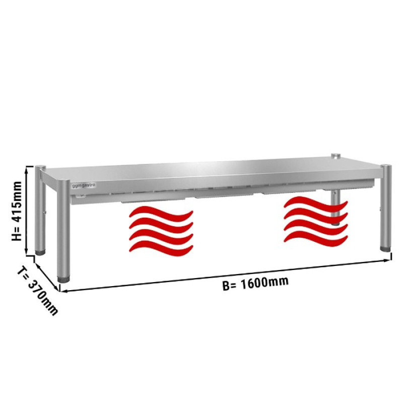 Тепловий міст 1,6 m (висота: 0,4 m / 1 рівень) GGM Gastro AB1K164#KBK15-4
