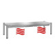 Тепловий міст 1,6 m (висота: 0,4 m / 1 рівень) GGM Gastro AB1K164#KBK15-4