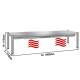 Тепловий міст 1,8 m (висота: 0,4 m / 1 рівень) GGM Gastro AB1K184#KBK17-4