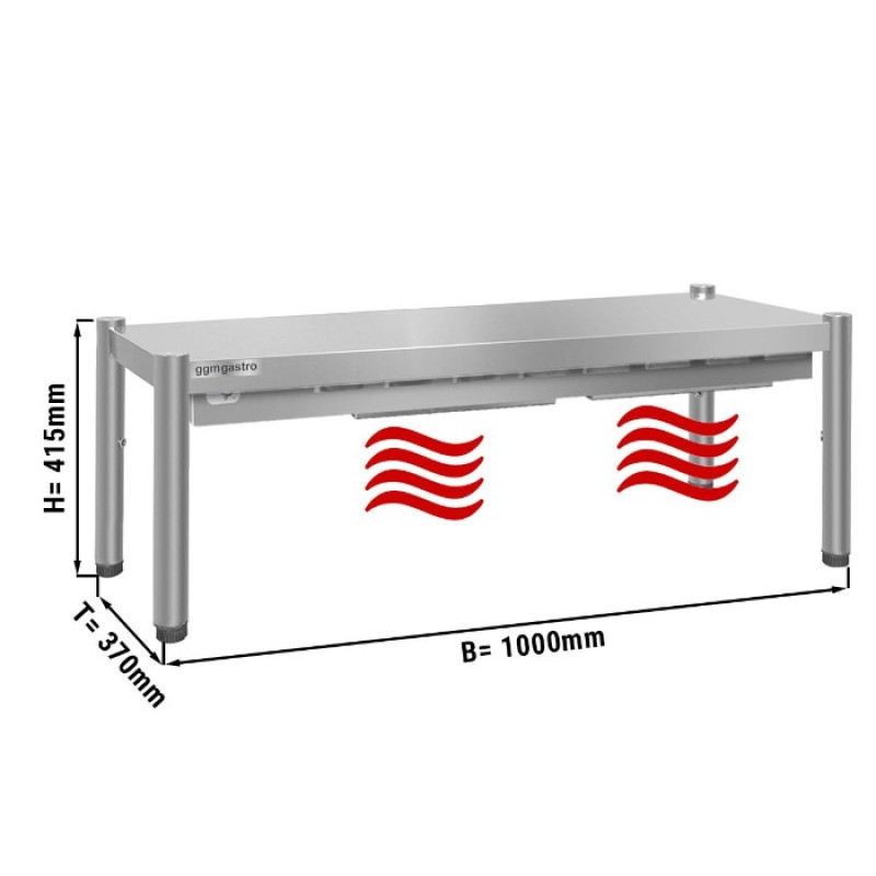Тепловий міст PREMIUM 1,0 m (висота: 0,4 m / 1 рівень) GGM Gastro AB1K104#KBK9-2