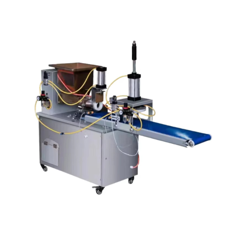 Тістоділильник дрібноштучний з пневматичним ножем+транспортер+штамп Vektor D03/P