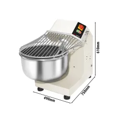 Тістомішалка - 30 л/15 кг - з фіксованою чашею GGM Gastro TMBO30
