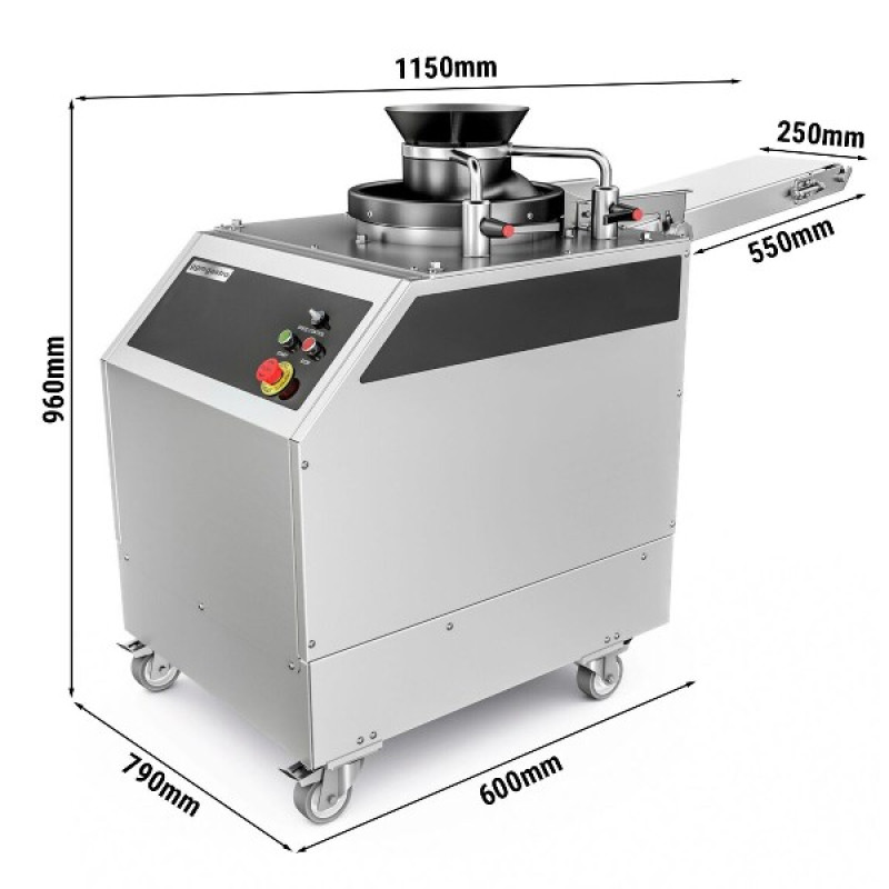 Тістоокруглювач - 20 - 1500 грам GGM Gastro TAMK15