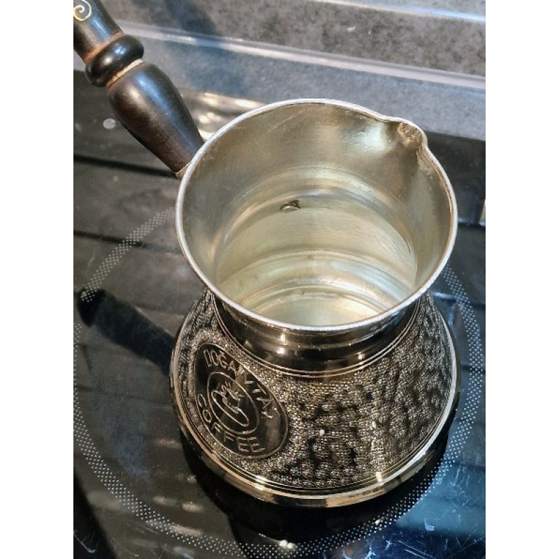Турка для приготування кави по-турецьки 650ML мідна для електричної плити