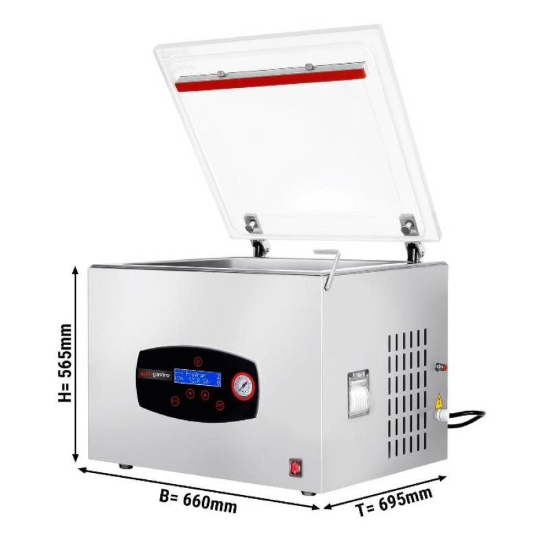 Вакуумний пакувальник 20 м³/год GGM Gastro VSB520N
