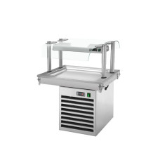 Вбудована плита, що охолоджує 0,8 м - Серія D GGM Gastro PA86D