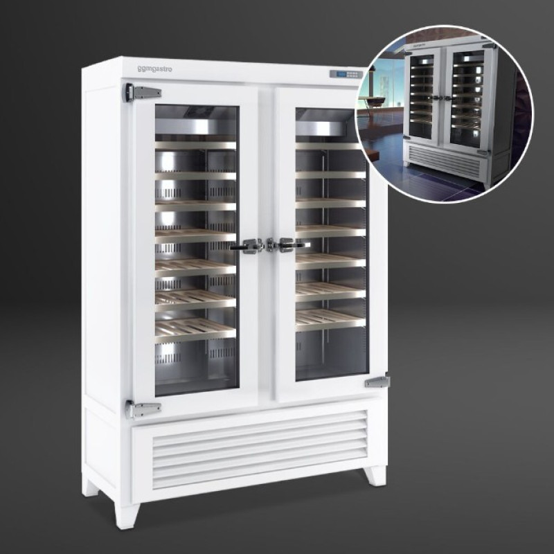Винний холодильник білий PREMIUM PLUS-640 л GGM Gastro WKI640W