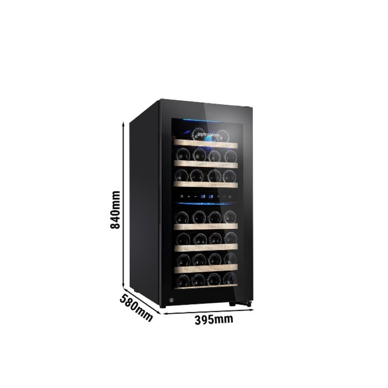 Винний холодильник GGM Gastro WKM100S-2N