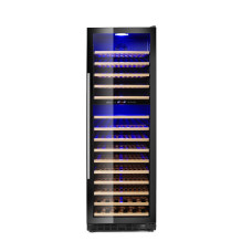 Винний холодильник,2-х зонний,160 пляшок,, 447L, 220-240V/150W, 595x685x(H)1795mm 237595 Hendi Stainless steel;Tempered glass;Powder coated metal