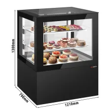 Вітрина для кондитерських виробів 1,21 x 0,79 m GGM Gastro KTVF450
