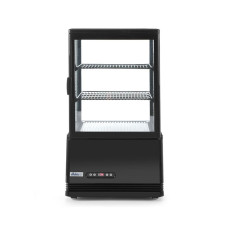 Вітрина холодильна настільна, 58 л. 233627 Hendi ABS (Acrylonitril-butadieen-styrene);Double pane glass;PVC (Polyvinylchloride);Stainless steel