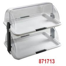 Вітрина подвійна, 465x310x(H)410 мм 871713 Hendi PP (Polypropylene);PS (Polystyrene)