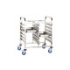 Візок для лотків - подвійний 12 x GN 1/1 810569 Hendi Stainless steel