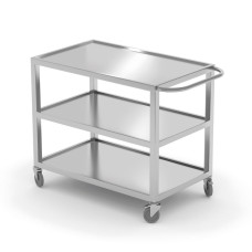 Зварний візок з 3 полицями - 800x500x(H)850 mm 810224 Hendi Stainless steel